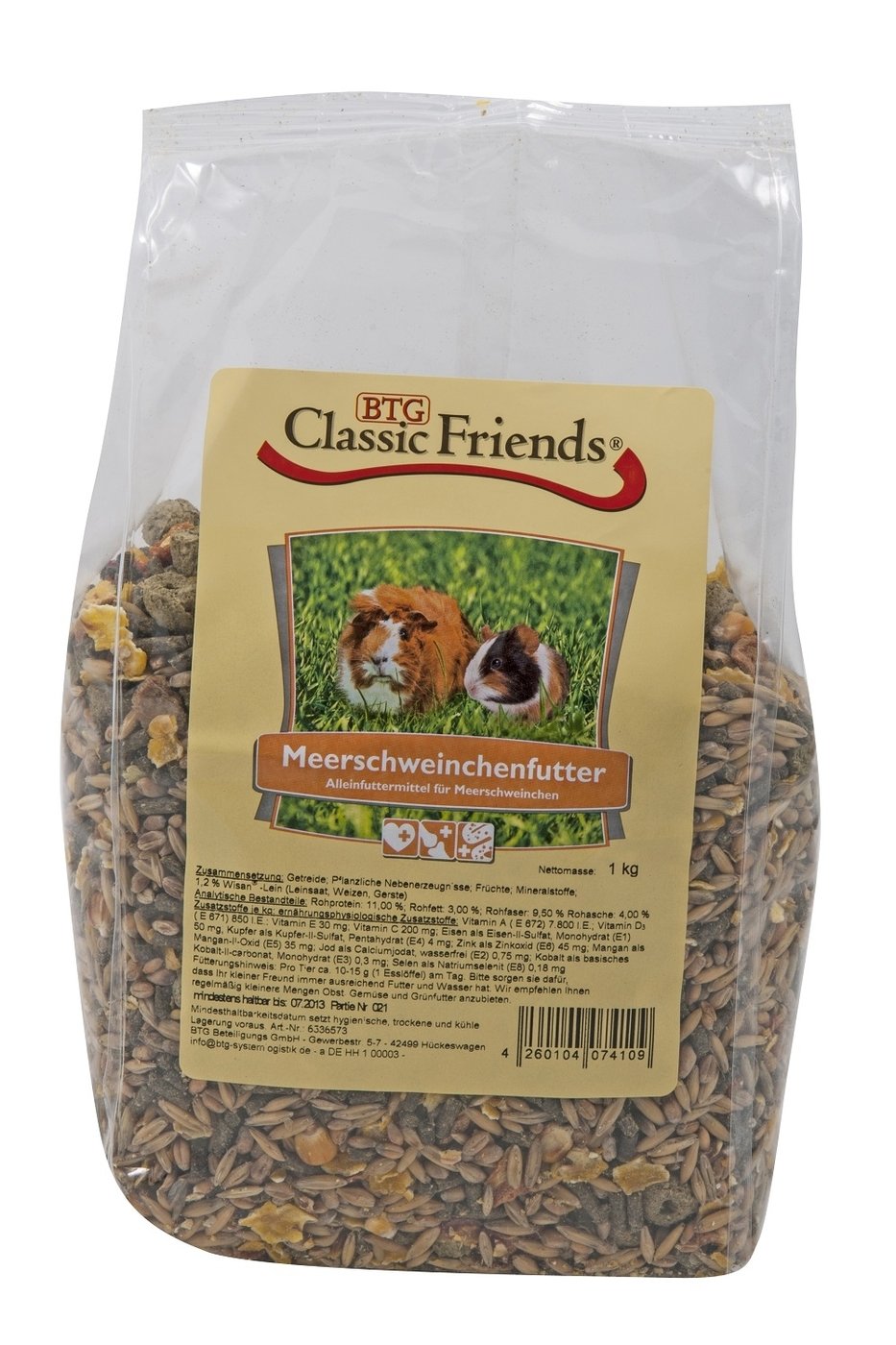 Classic Friends 27008 cibo per porcellini d'India 25 kg