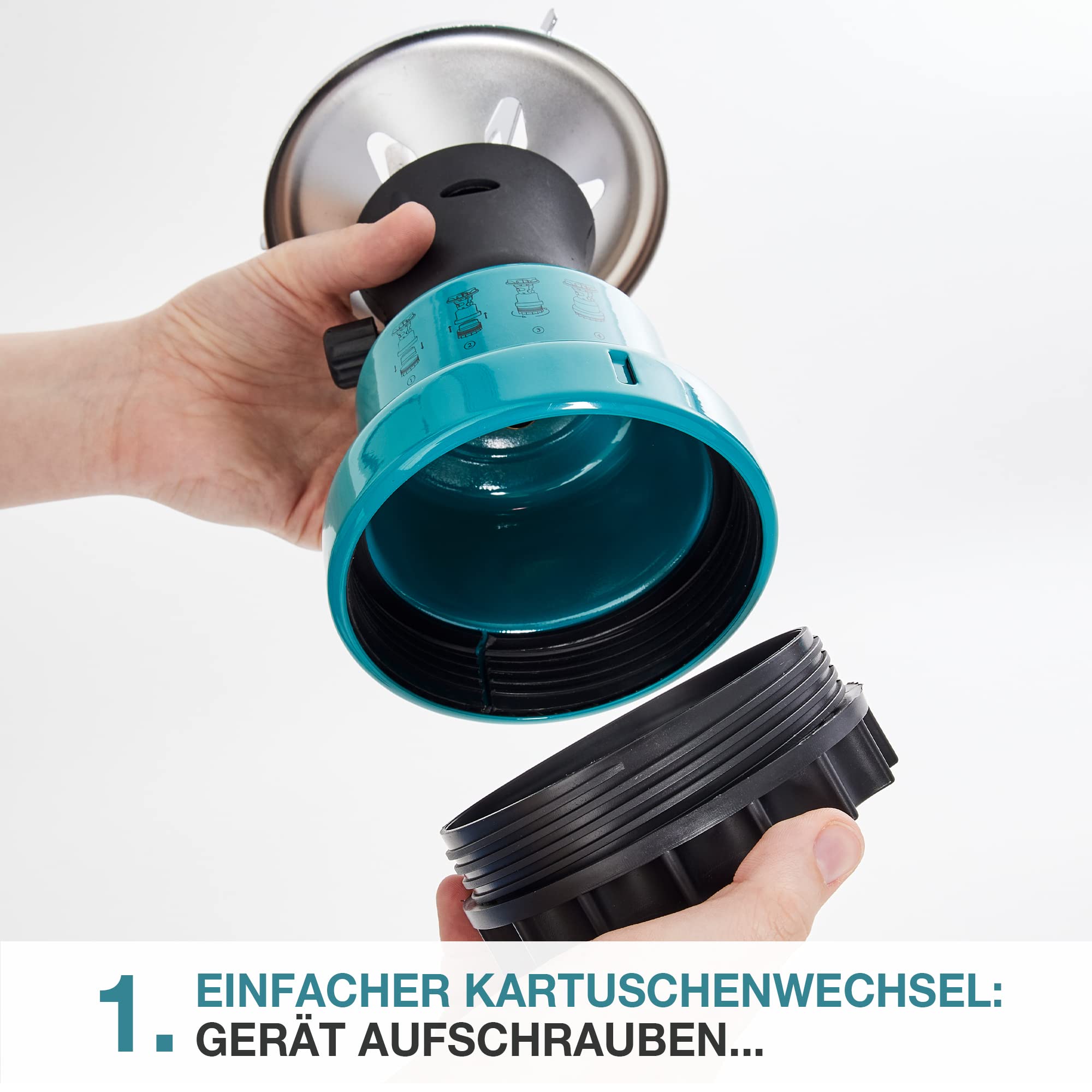 TOM 6 x, 12 x oder 48 x 190 g gaskartuschen Butangas Kartuschen mit Sicherheitsventil – Butan Gas Kartuschen ideal für Ihren Campingkocher, Camping Lampe oder für Lötbrenner, Abflämmgerät & Co.