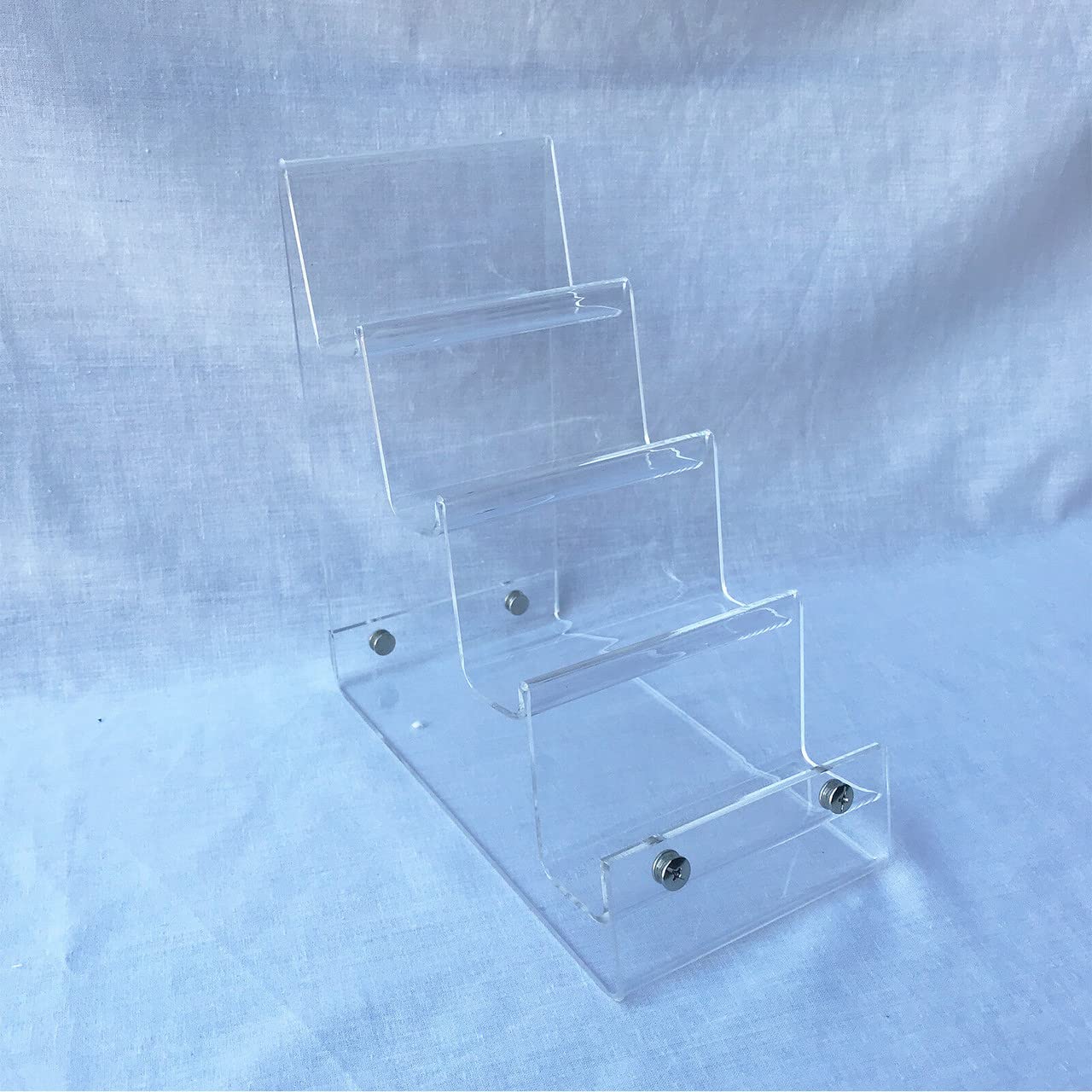New 4-Tier Clear Strong Acrylic Purse Retail Fashion Shop Display Stand Small