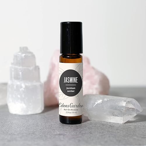 Miniatura 2 de Edens Garden Aceite esencial de sambac de jazmín, 100% puro, grado terapéutico (sin diluir natural y homeopático, aceite esencial perfumado