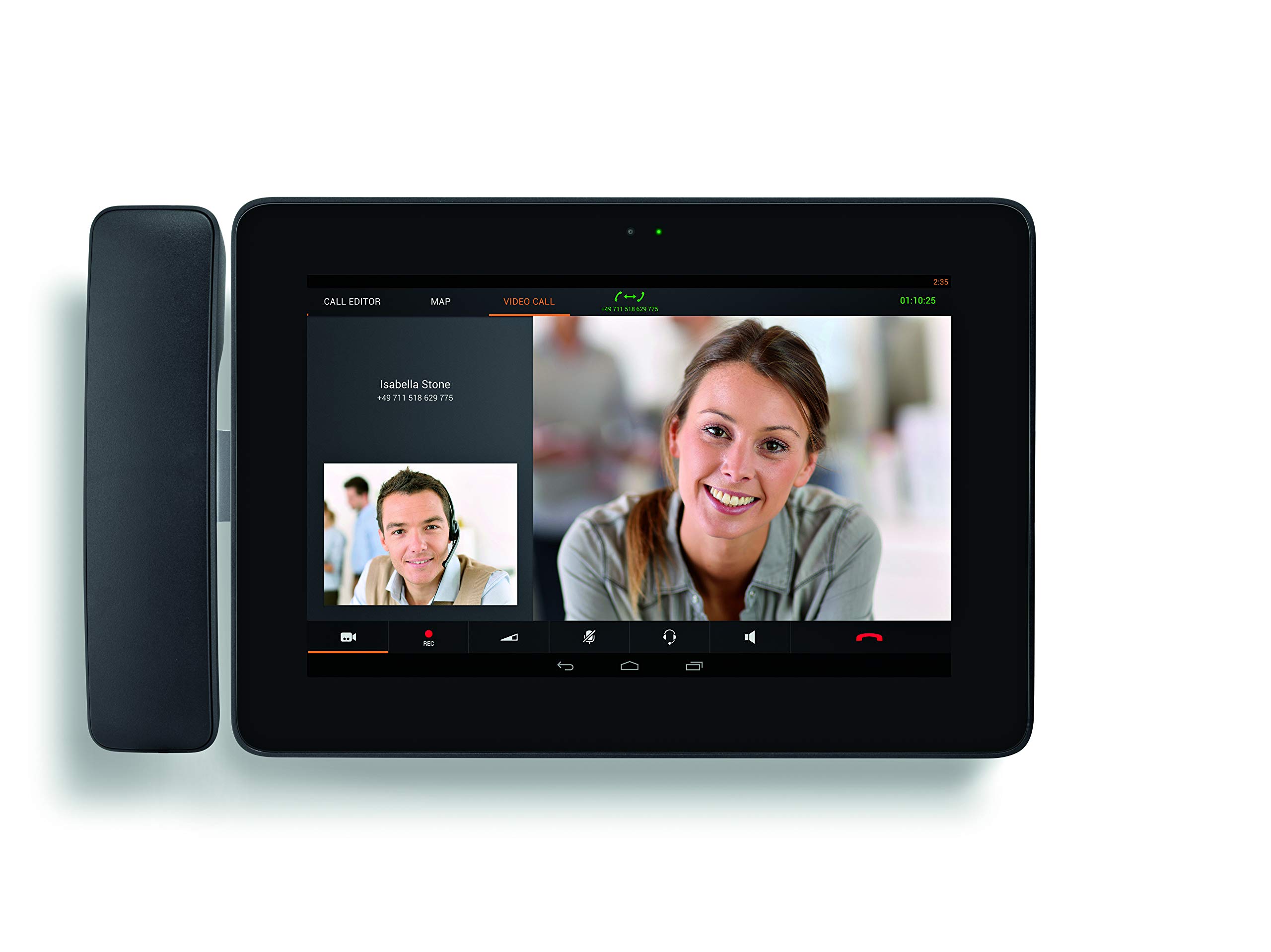 Gigaset Maxwell 10S telefono IP Nero, Argento Cornetta wireless 12 linee Wi-Fi [Spagna]