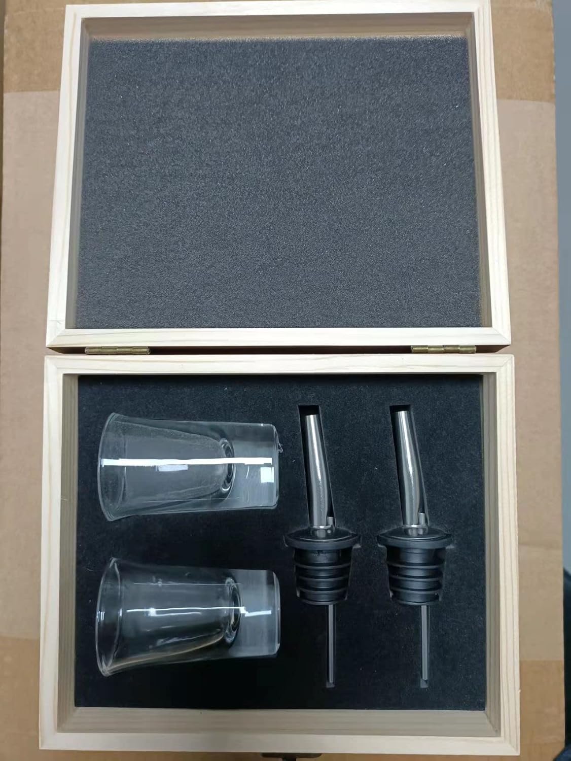 Aiizun Shot Glasses with Liquor Spouts Set Amazon.co.uk Home & Kitchen