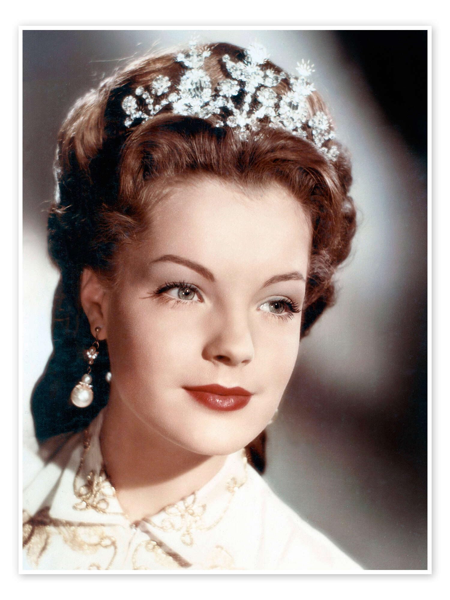Poster Du Film Sissi Sur Toile - 30 X 45 Cm - Décoration Murale Pour Salon Ou Chambre