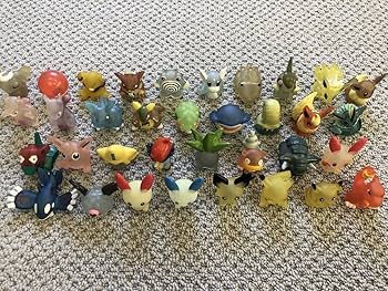 Amazon.co.jp: ポケモンミニフィギュアまとめ大量蓄光クリア