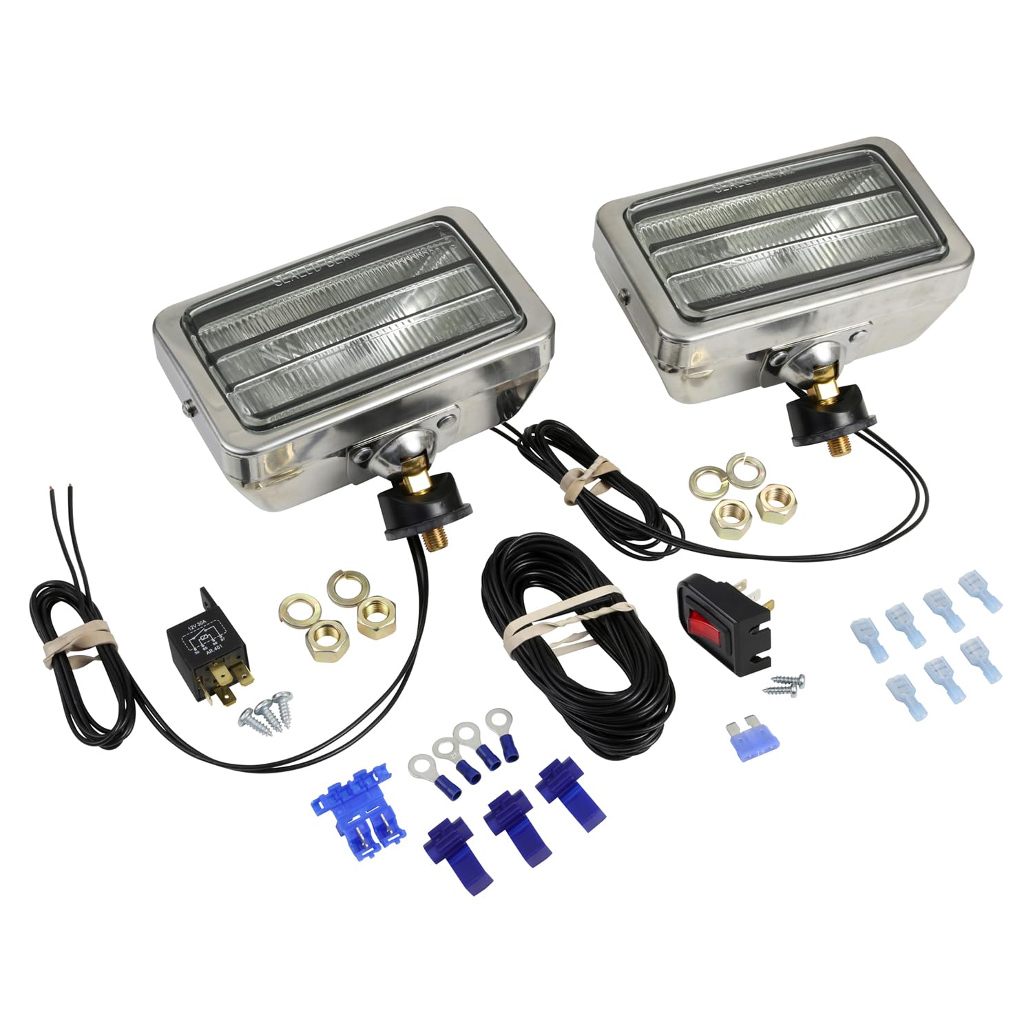 Grote 05001-5 Per-Lux 500 Series Fog & Driving Lamp (Pair Pack