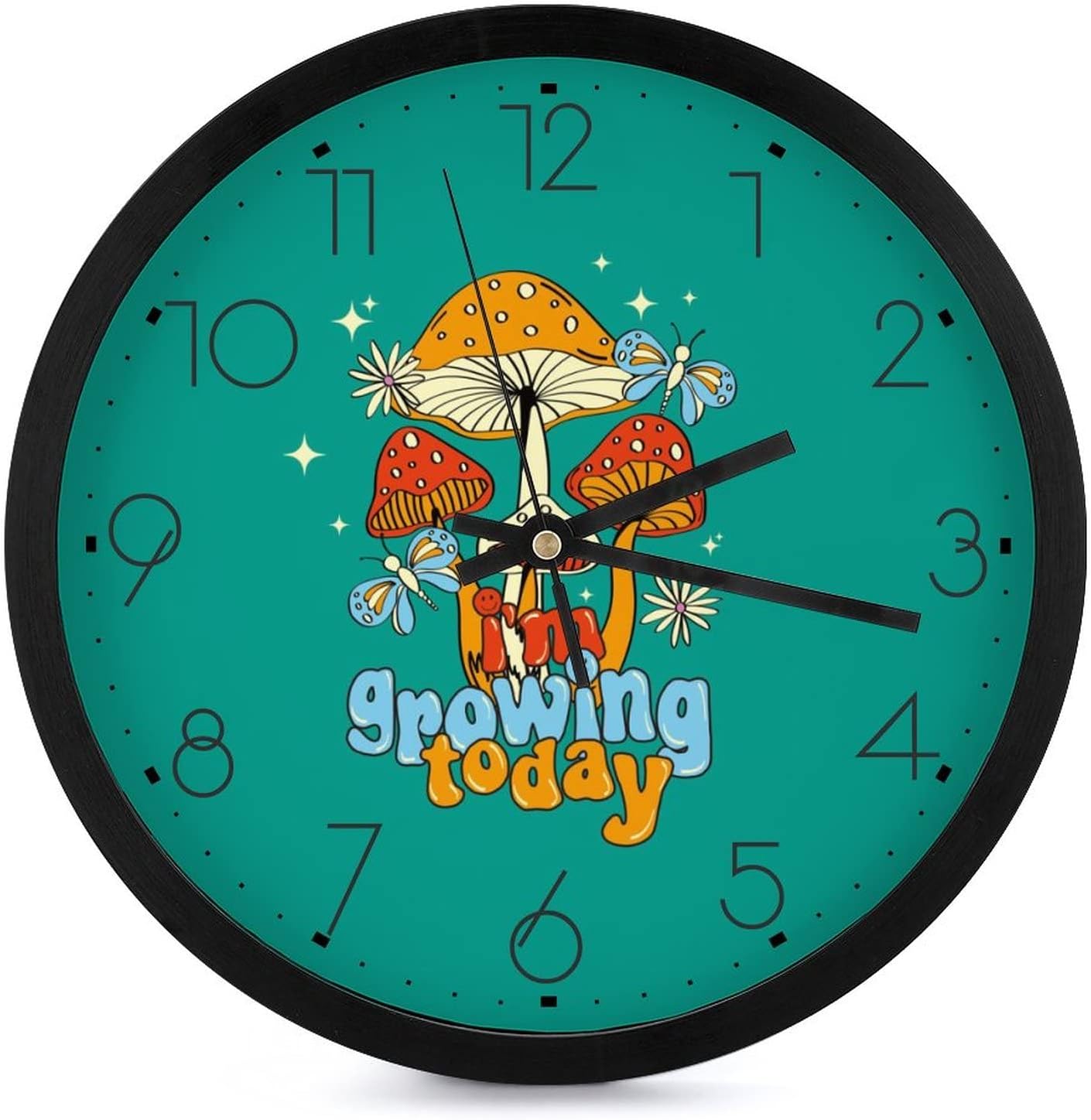 Sensaku Wall Clock, Wall Clocks Battery Operated Round Non