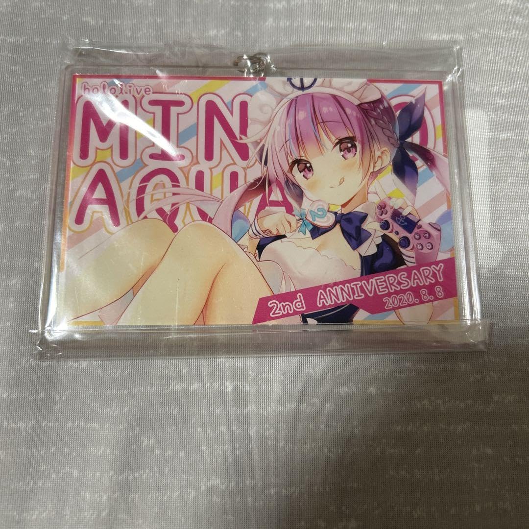 Amazon.co.jp: 湊あくあ 2周年記念 アクリルキーホルダー : Toys & Games