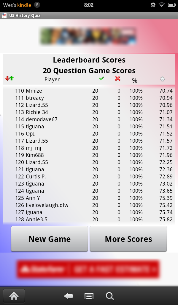 US History Quiz - App on Amazon Appstore