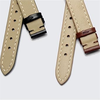 Quick Release Replacement Strap with Leather and Gold Buckle for Women and Men