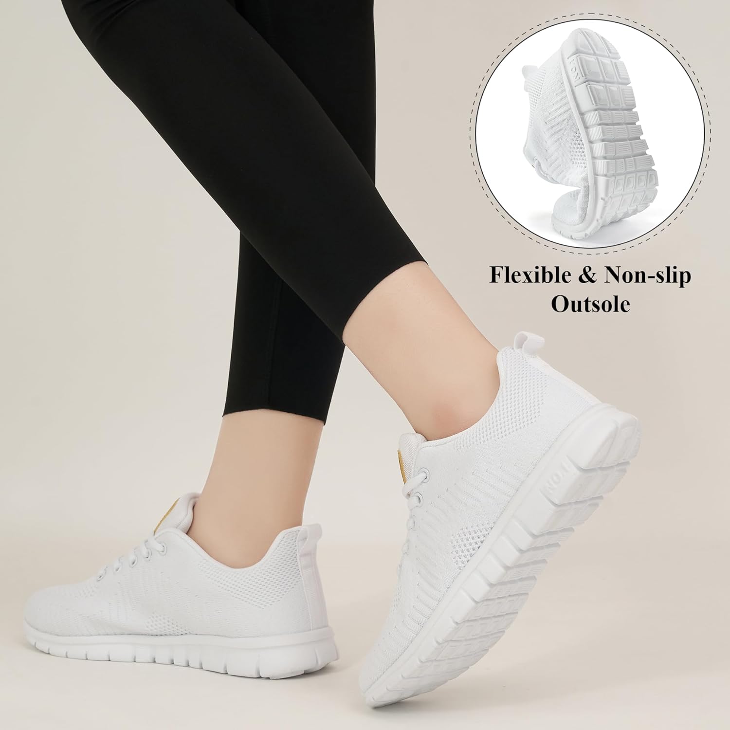 Alicegana Womens Sneakers Tennis Shoes Lightweight Non Slip Casual Walking - Image 5