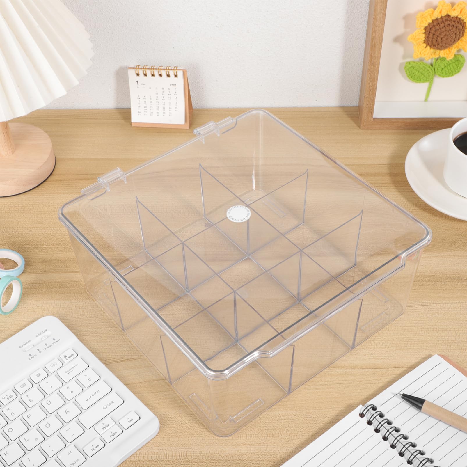 Organizzatore per Gioielli Sicuro E Pulito con Coperchi Scatola Portaoggetti in Plastica per Ferramenta Organizer per Trucco