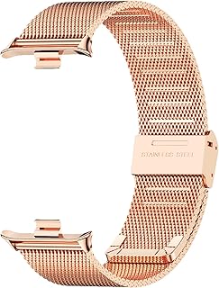 MIJOBS Compatible with Xiaomi Redmi Watch 5 4 and Miband 8Pro 9Pro Bracelet Stainless Steel Metal Straps Smart Watch Acces…