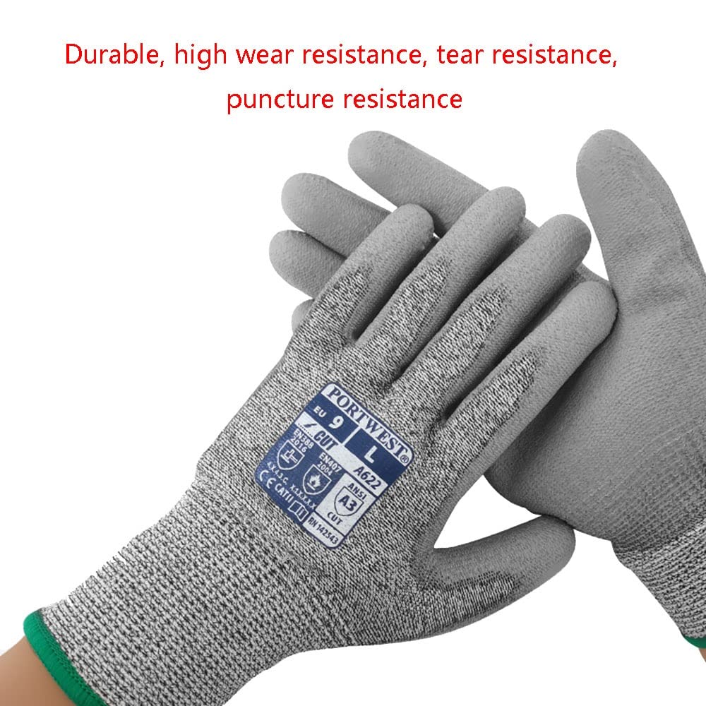 Axdwfd Guantes De Trabajo For Hombres, Guantes De Jardinería, Guantes Antideslizantes, Adecuados For Fines Generales Y Decoración del Hogar. (Size : L)