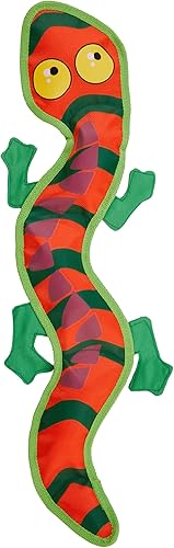 Vista 39 de Outward Hound - Fire Biterz. Juguetes chillones para perro hechos de material para mangueras contra incendio reales Rojo (Red Dragon)