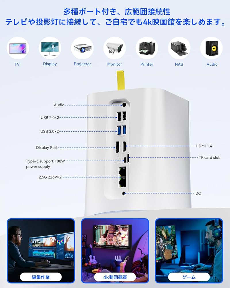 ムコヨワシ様　AOOSTAR R7 NAS/miniPC Ryzen7 32GB Amazon.co.jp: MINISFORUM AI X1 Mini PC AMD Ryzen 7 255