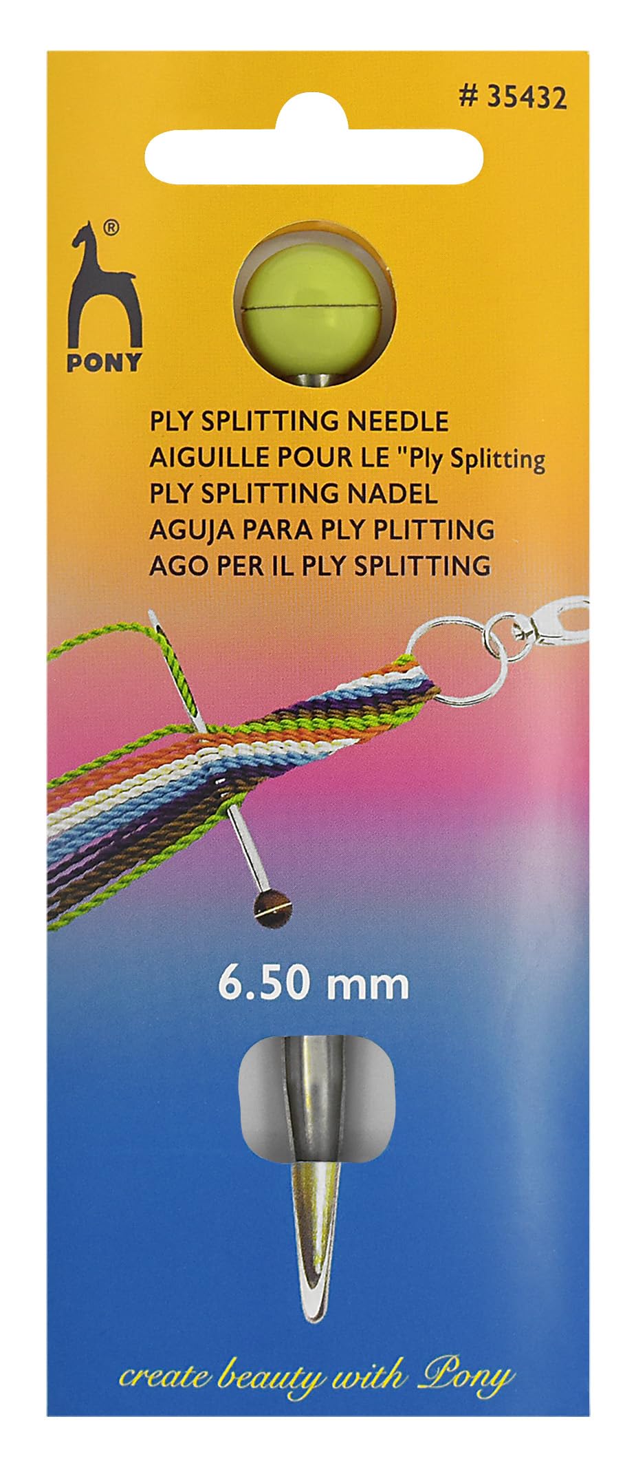 Pony Ply Splitting Needle: 6.50mm - 6.5mm