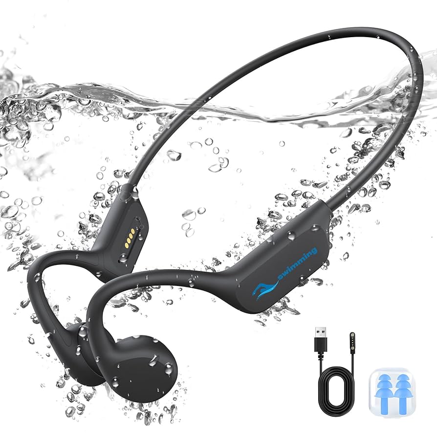 Amazon.com: Bone Conduction Swimming Headphones Underwater