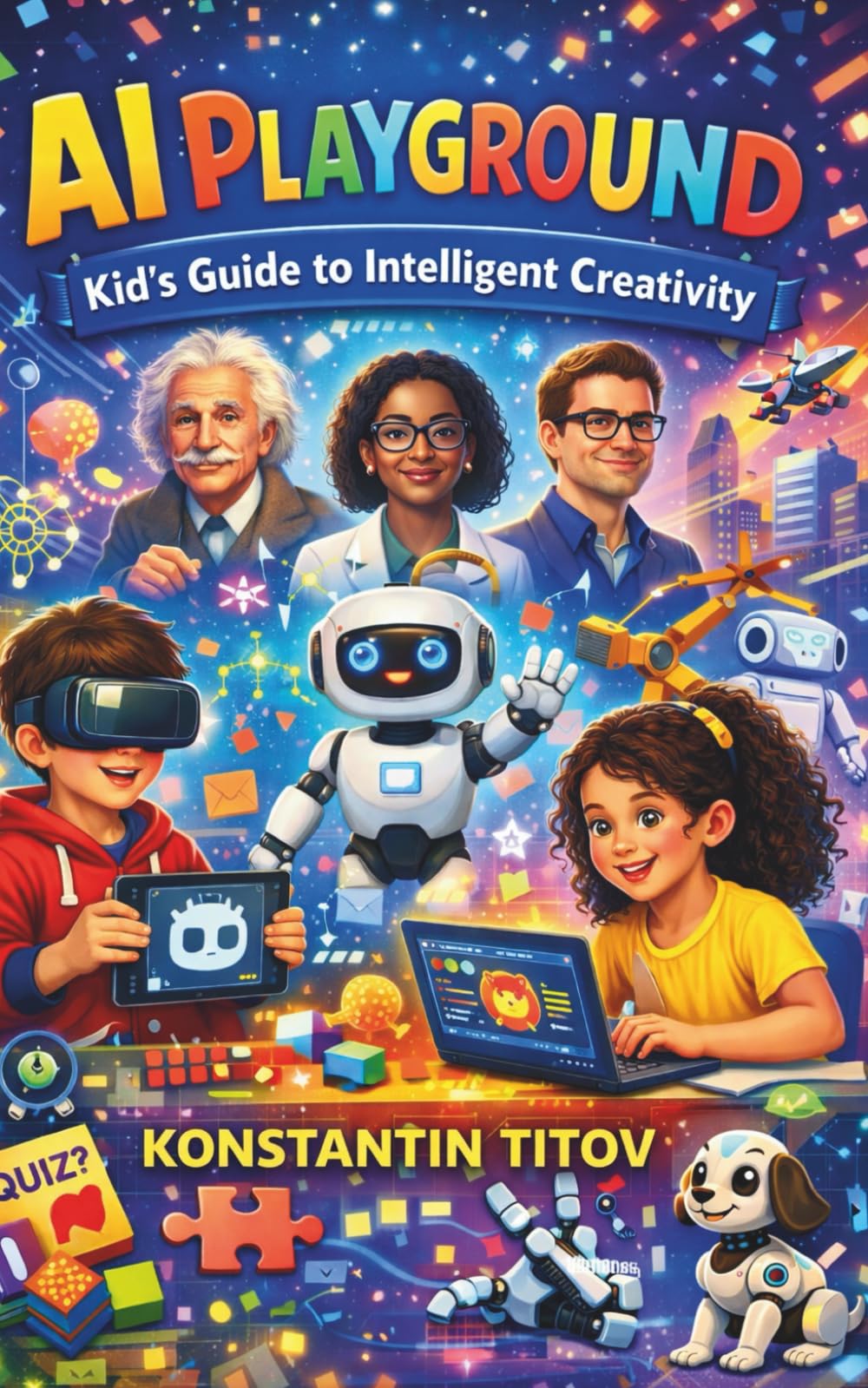 AI Playground: Kid's Guide to Intelligent Creativity: Kid's Journey into the AI World