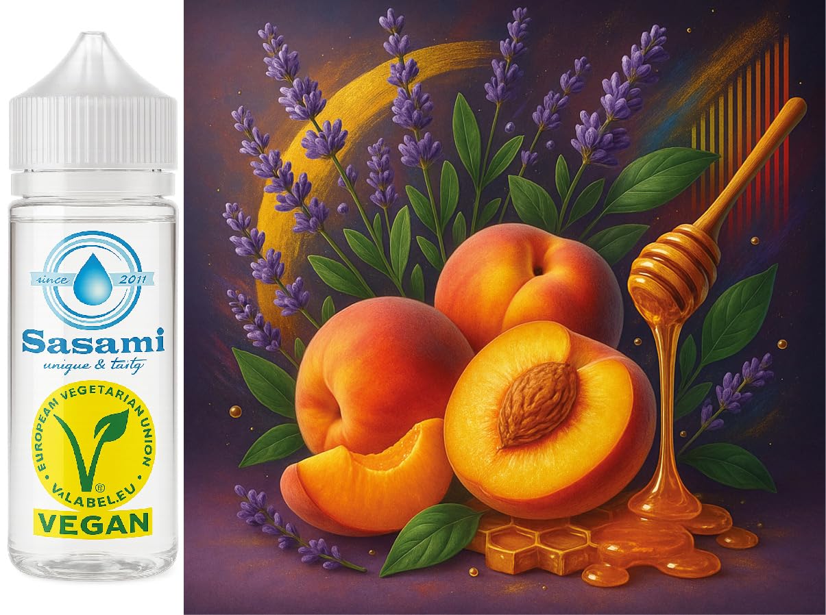 Golden Bloom – lawenda brzoskwinia miód aromat koncentrat – Wegański – Sasami – 100ml