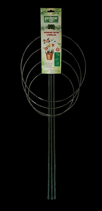 Gardener 53698 Ring Support (Ivy) Rod for Climbing Plants - 90 cm