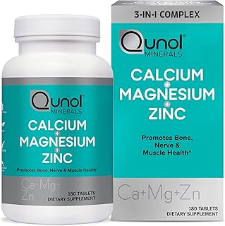 Sponsored Ad - Qunol Magnesium 3 in 1 Tablets with Calcium, Magnesium & Zinc for Immune Support, Bone, Nerve, and Muscle H...