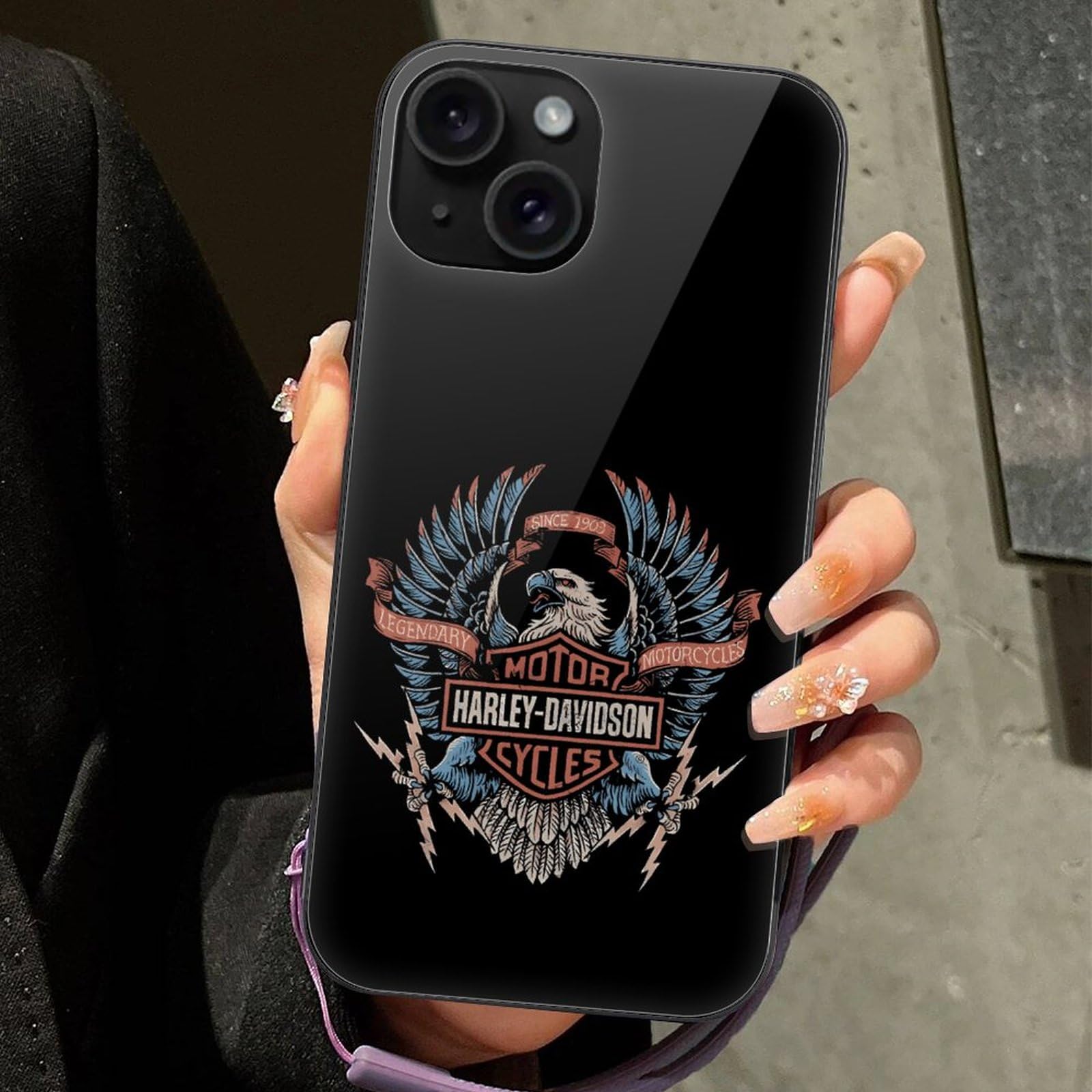 Amazon.co.jp: iPhone 15ケース ハーレーダビッドソン iPhone 15カバー