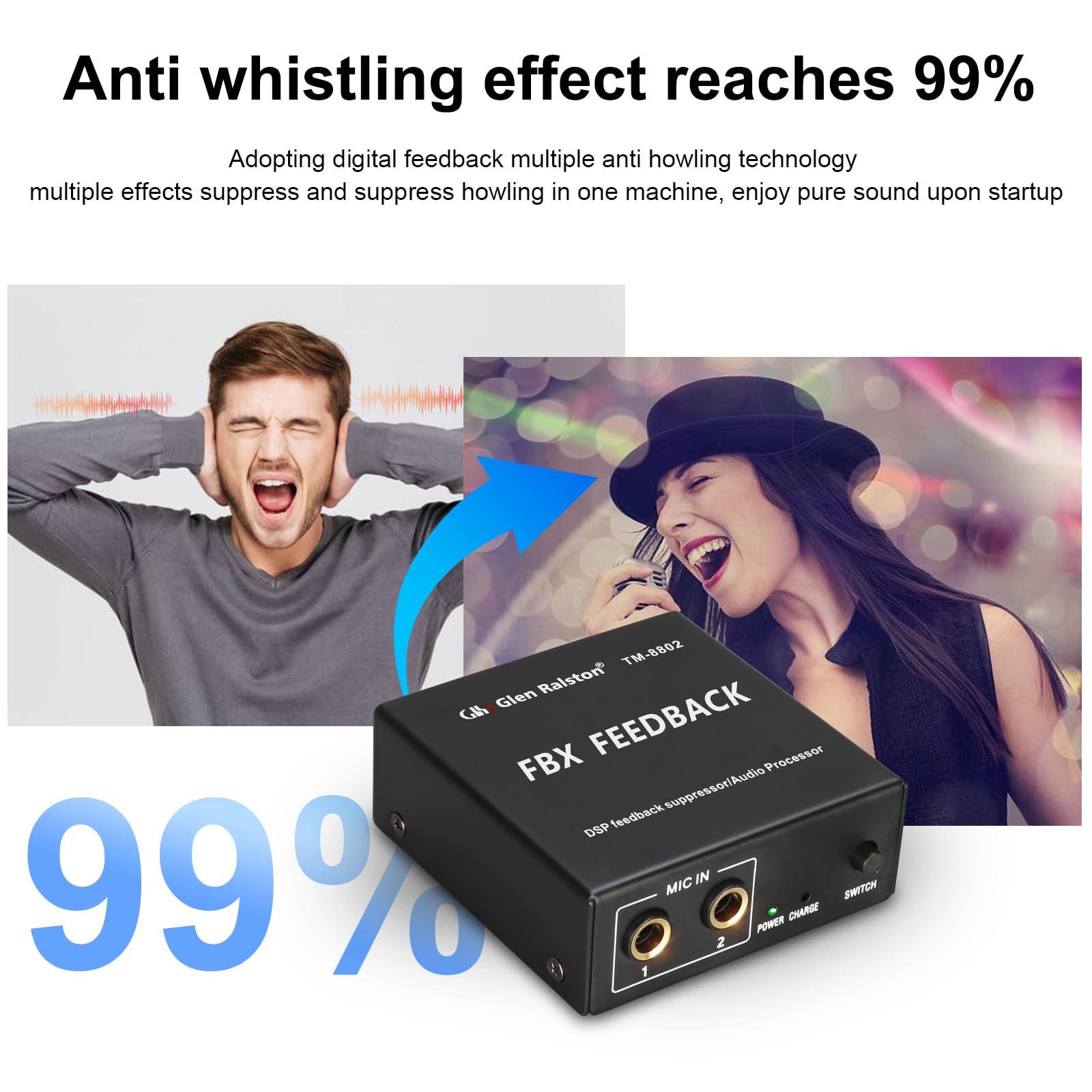 Amazon | プロフェッショナルミニフィードバックサプレッサー、2