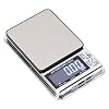 Digital Milligram Scale, 500g 0.01g Pocket Jewelry Scale with 7 Units, USB Charging, Tare Function, Auto Power Off, Stainless Steel, LCD Display for Food Powder