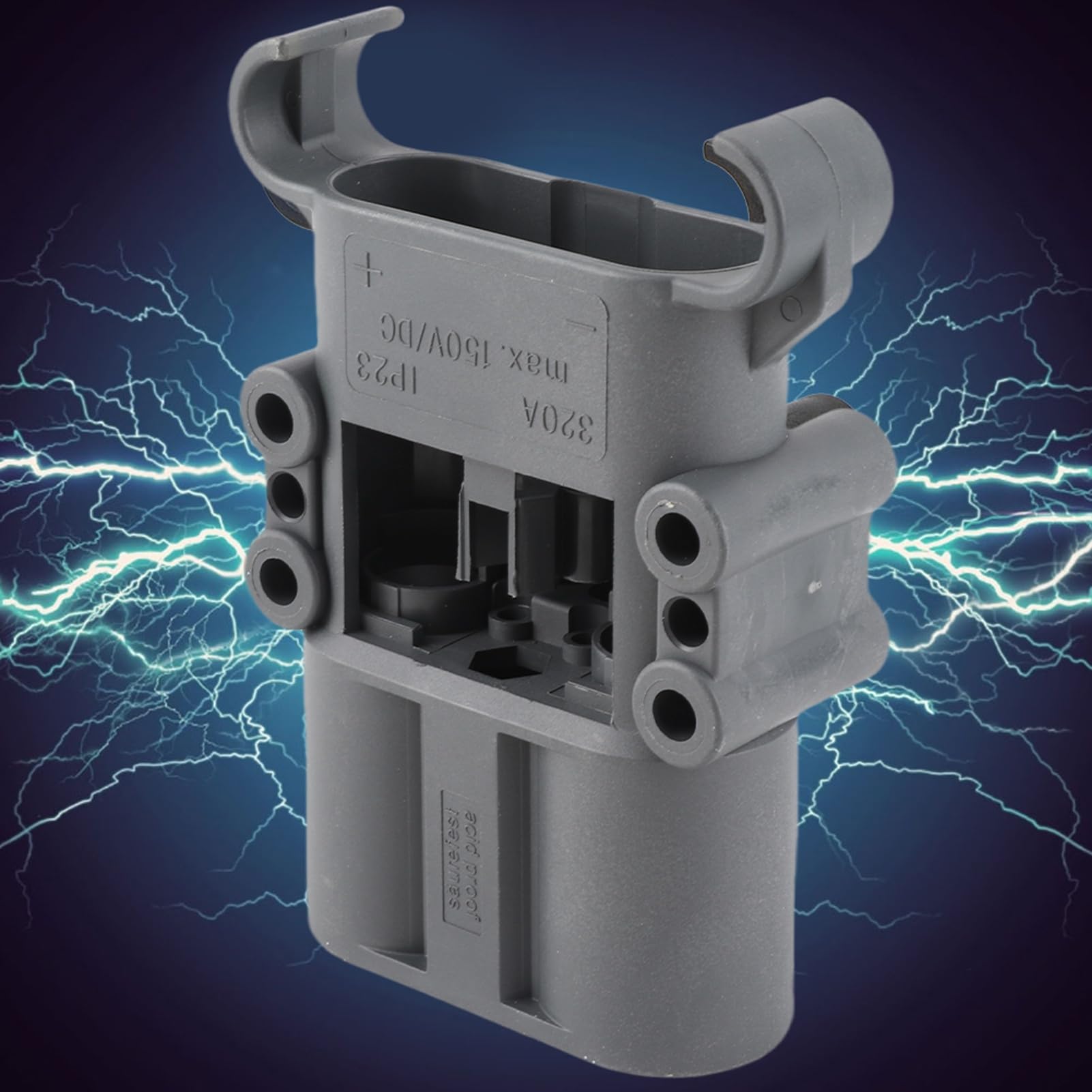 Agatige Connettore Per Carrello Elevatore, 320A DC150V Connettori Elettrici Maschi Connettori Per Cavi Di Ricarica Veicoli Per Veicoli Elettrici; Carrelli Elevatori; Impilatori; Golf Cart