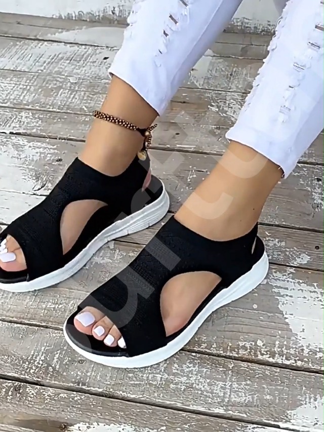 Sandali Donna Ortopedici Estivi - Con Memory Foam, Antiscivolo, Punta Aperta, Leggeri E Lavabili, Moda Casual - Foto 10