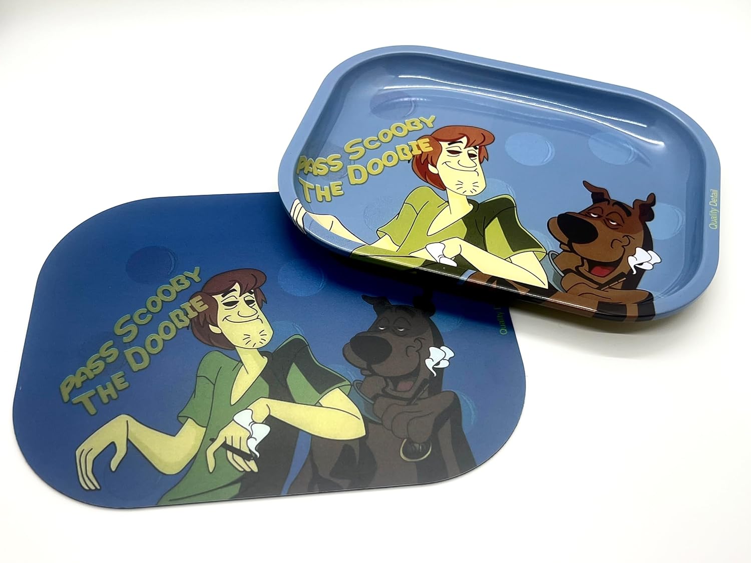 Legendary Comedy Container Set 5 x 7 Premium Metal Rolling Tray with Magnetic Lid! Smell Proof Sealing Lid Perfect Backpack Size for On The Go and Discrete.