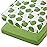 TILLYOU Mini Crib Sheets Fitted 2 Pack, Pack and Play Sheets for Toddler Mattress, Soft and Breathable 38x 24 Pack n Play Mattresses Cover, Green Apple & Fruit Green