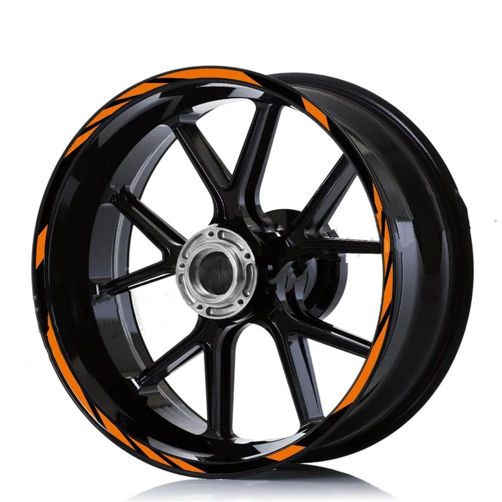 Stickers Motorcycle Wheel Stickers Stripes Reflective Rim for Hornet 250 600 900 CBR 400 650 1000 1100 CBR RR(Style 9)