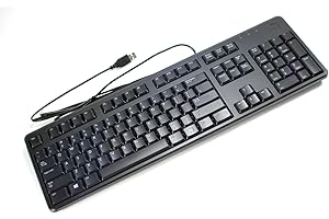 Genuine Dell KB212-B USB Wired Black 104-Key Keyboard