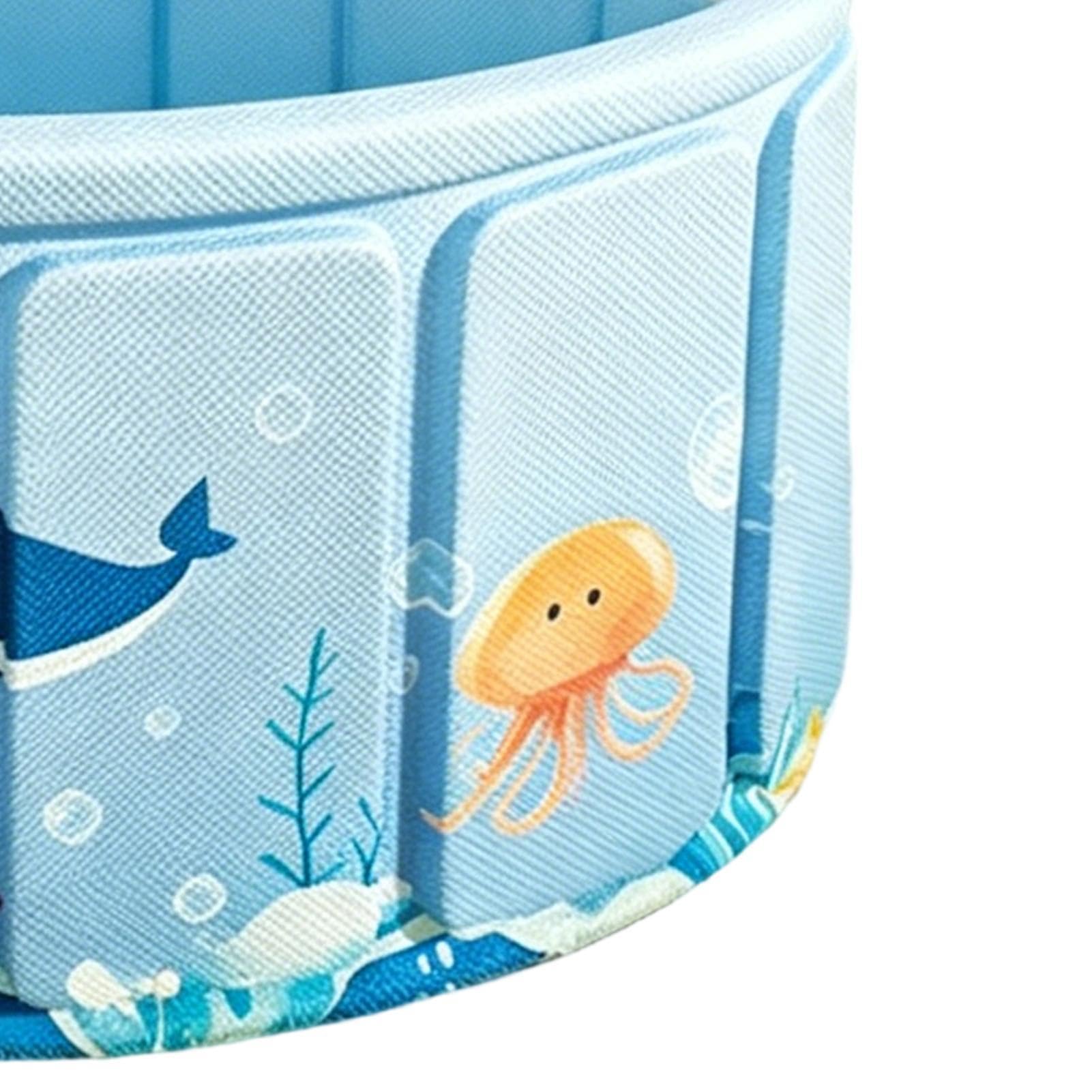 Piscine Pliable - Enfant - Piscine Pliante Antidérapante | Chiens et dans Le Jardin en Terrasse à l'Extérieur comme à l'Intérieur à la Plage et Les