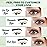 KEYYOU Brown Lash Clusters 144pcs Eyelash Clusters 8-18MIX D Curl Cluster Lashes Soft Wispy Lash Clusters Natural Look Brown DIY Lash Extension At Home(Brown01-D-8-18MIX)