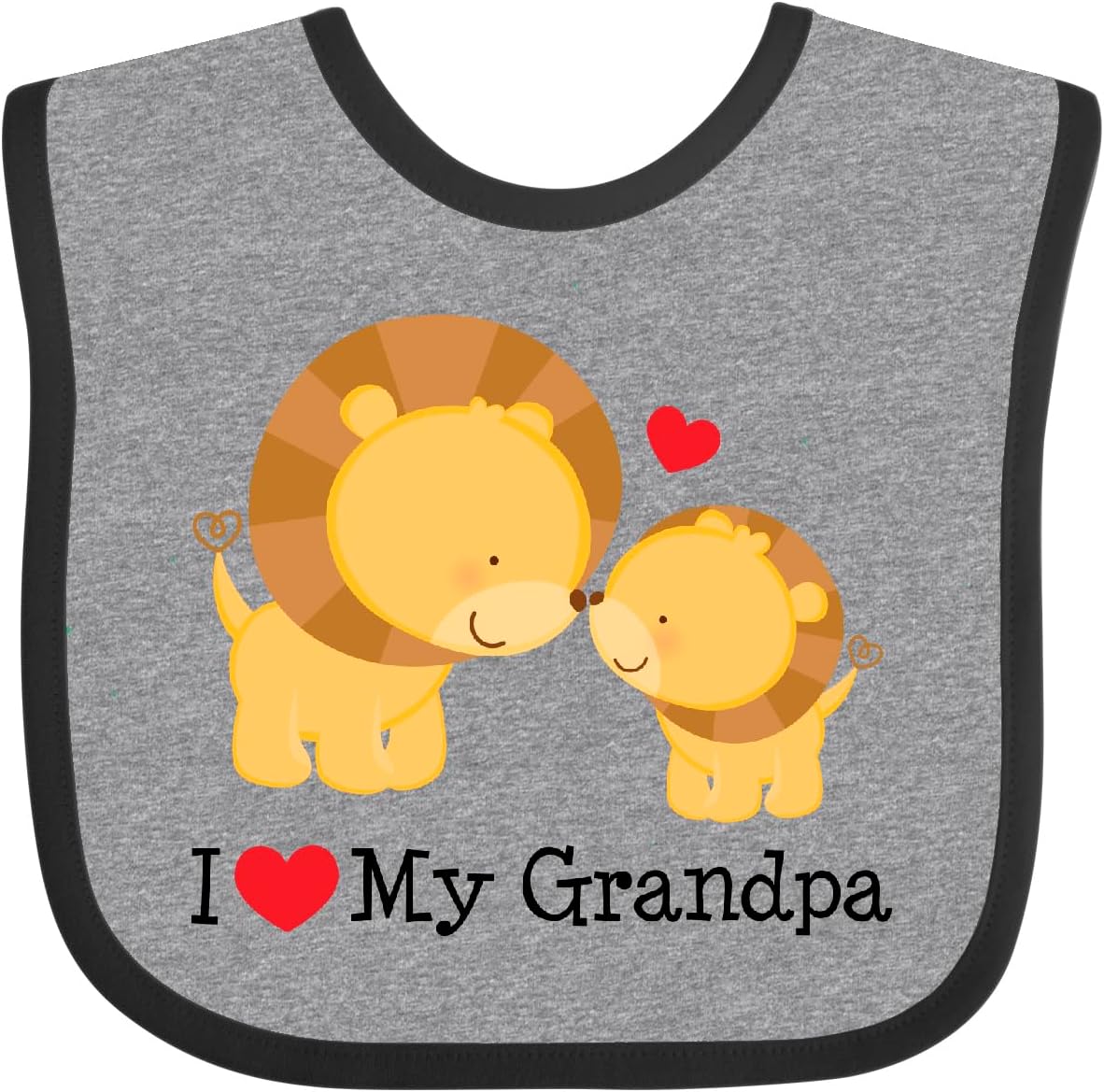 inktastic I Love My Grandpa Baby Bib