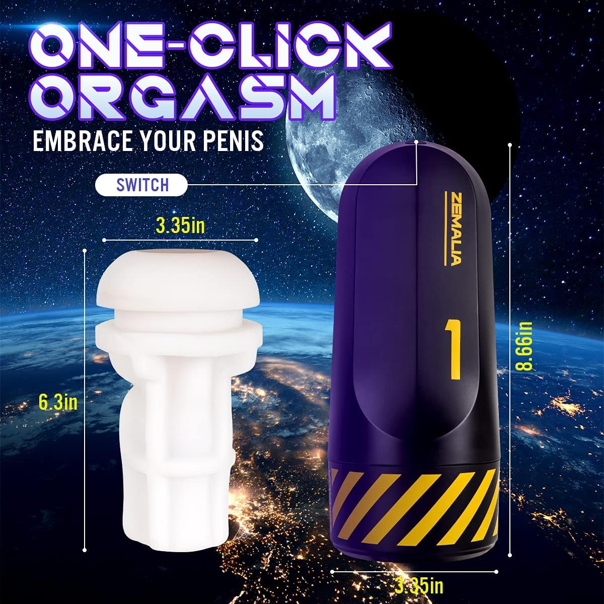Amazon.com: Male Masturbator Sex Toy for Men - ZEMALIA Adult Toy with 5  Powerful Vibration, 3D Realistic Textured Sleeve Adult Sex Toys, Automatic  Man Stroker for Men Pleasure : Health & Household