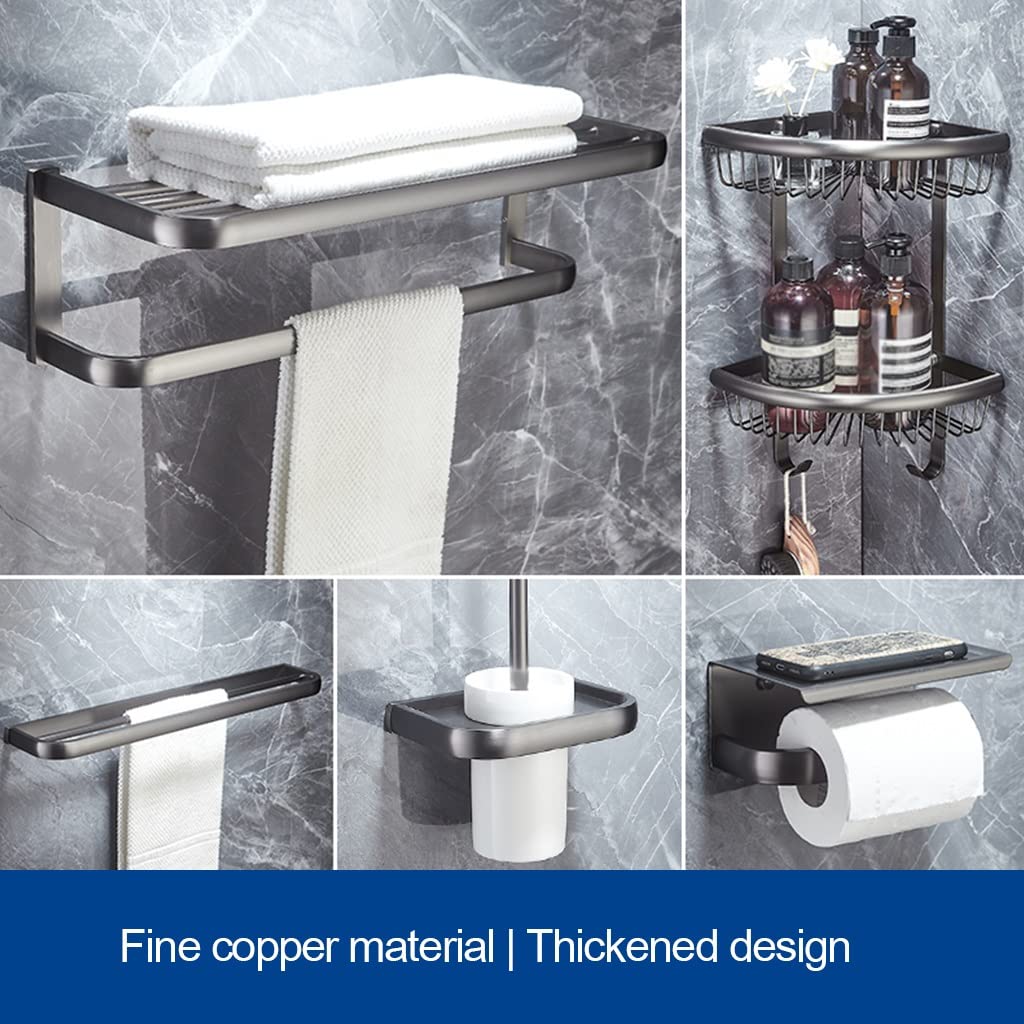 Ratina de Toallas Pastelera de Toallas Toda Copra Carra DE BAÑO BAÑO Barra, Soporte de Papel higiénico, Cepillo para el baño, Gancho de Ropa, Kit de Accesorios de baño Hardware de baño/Titular de pH
