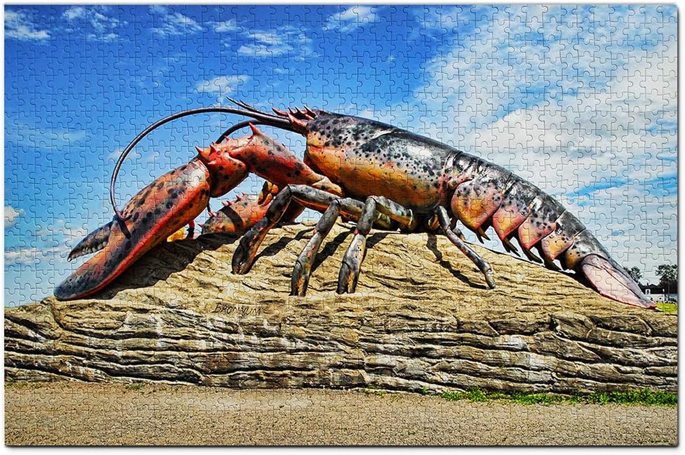 Canada Lobster Shediac New Brunswick Jigsaw Puzzle 1000 Piece Game Artwork Travel Souvenir Wooden
