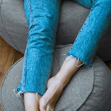 Lumaland Comfort Line Indoor Bean Bag Chair Seat Cushion Available in Many Sizes and Colors