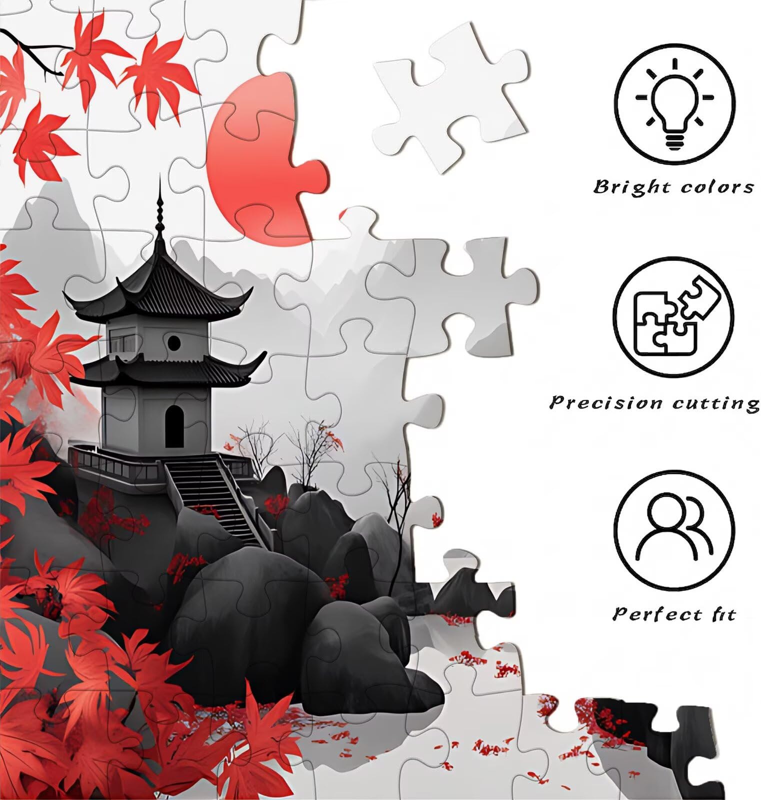 Puzzle 6000 elementów, drewniane puzzle dla dorosłych, krajobraz, kreskówka, imponujące, klasyczne puzzle Jigsaw 179,5 x 105,5 cm, gra rodzinna, puzzle, redukcja stresu, gra myśląca, dekoracja domu