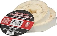 Rutland Products 1111 Fireplace Insert Insulation - 1.5" x 10' Fiberglass Seal Strip with Adhesive Backing, Heat-Resistant Yellow