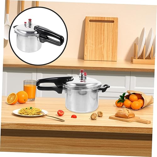 Miniatura 5 de Olla de alta presión con mango ergonómico, olla a presión multifuncional para cocinar al vapor, sopa y guisar para cocinar en casa con estufas de