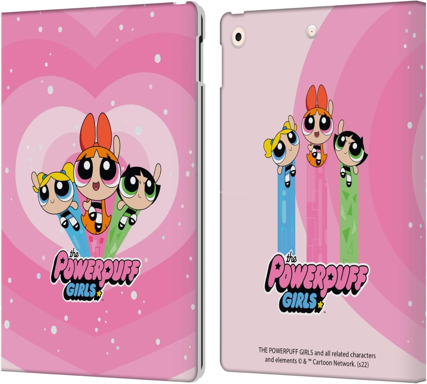 Head Case Designs Officially Licensed The Powerpuff Girls Group Graphics Leather Wallet Case Compatible with Apple iPad 10.2 2019/2020/2021