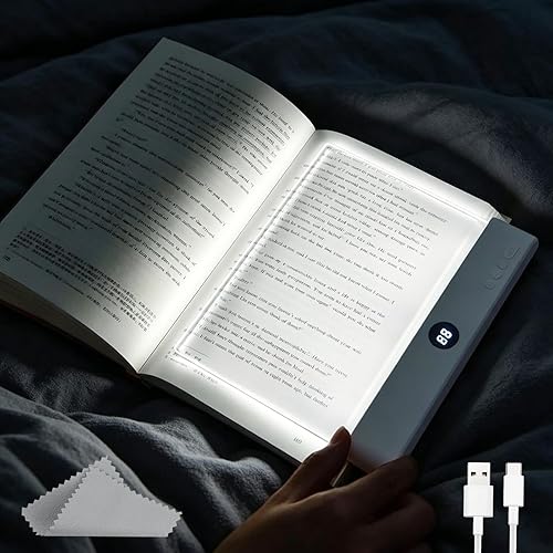 Lampada da Lettura a LED,Luce Piatta a LED,Lucina Portatile per
