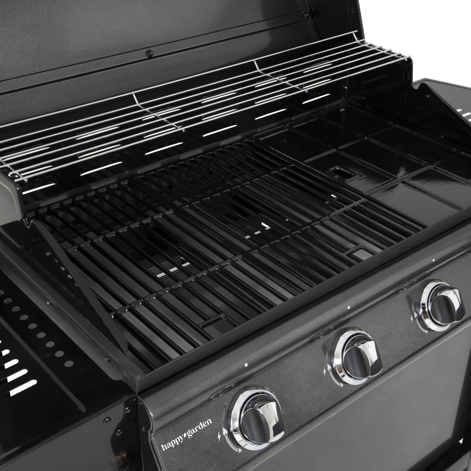 Happy Garden Barbecue au gaz RENO - 4 brûleurs avec thermomètre 14kW