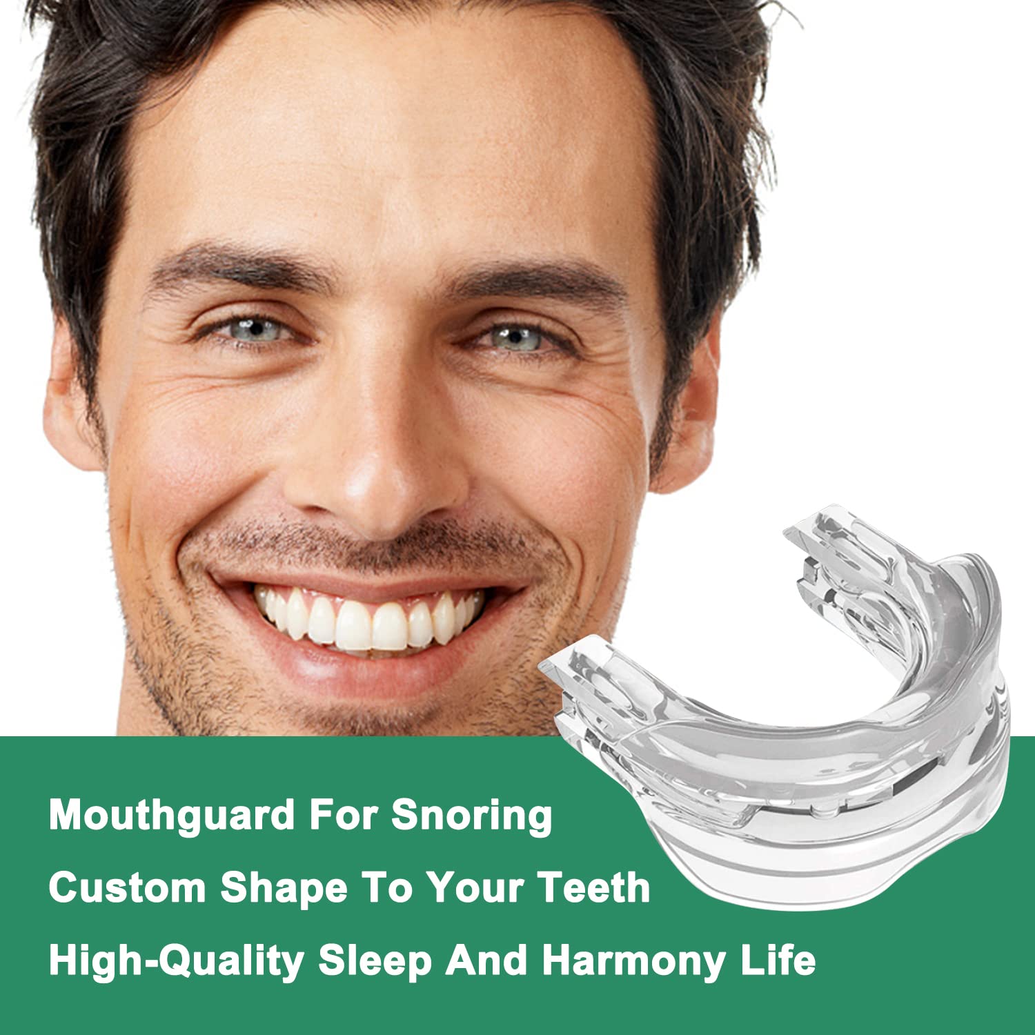 anti-snore device snoring solution mouthpiece anti-snoring mouth guard for men and women sleep-ma11