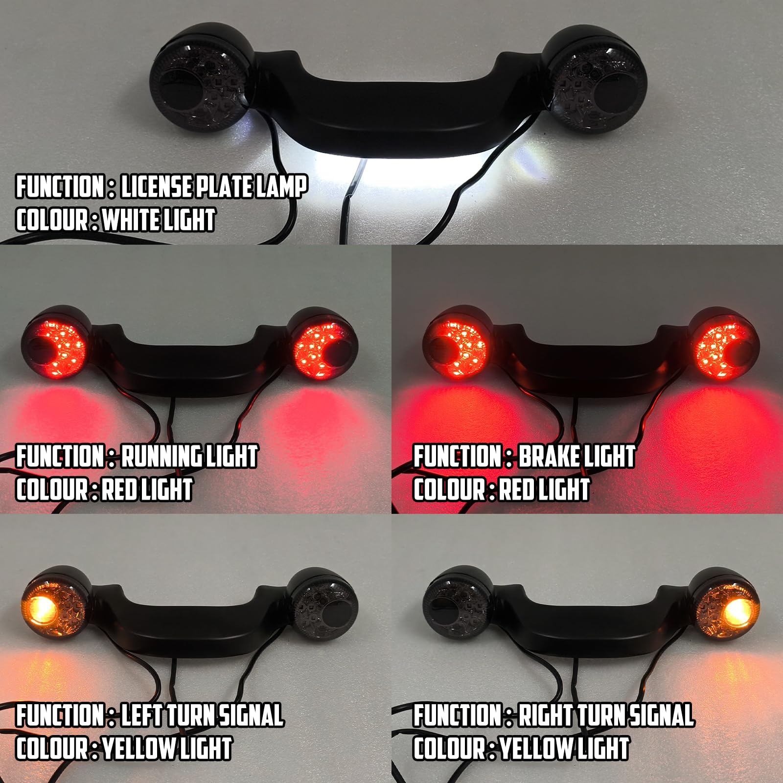 Amazon | HDBUBALUS LED リア ウインカー ブレーキ ライト バー ターン