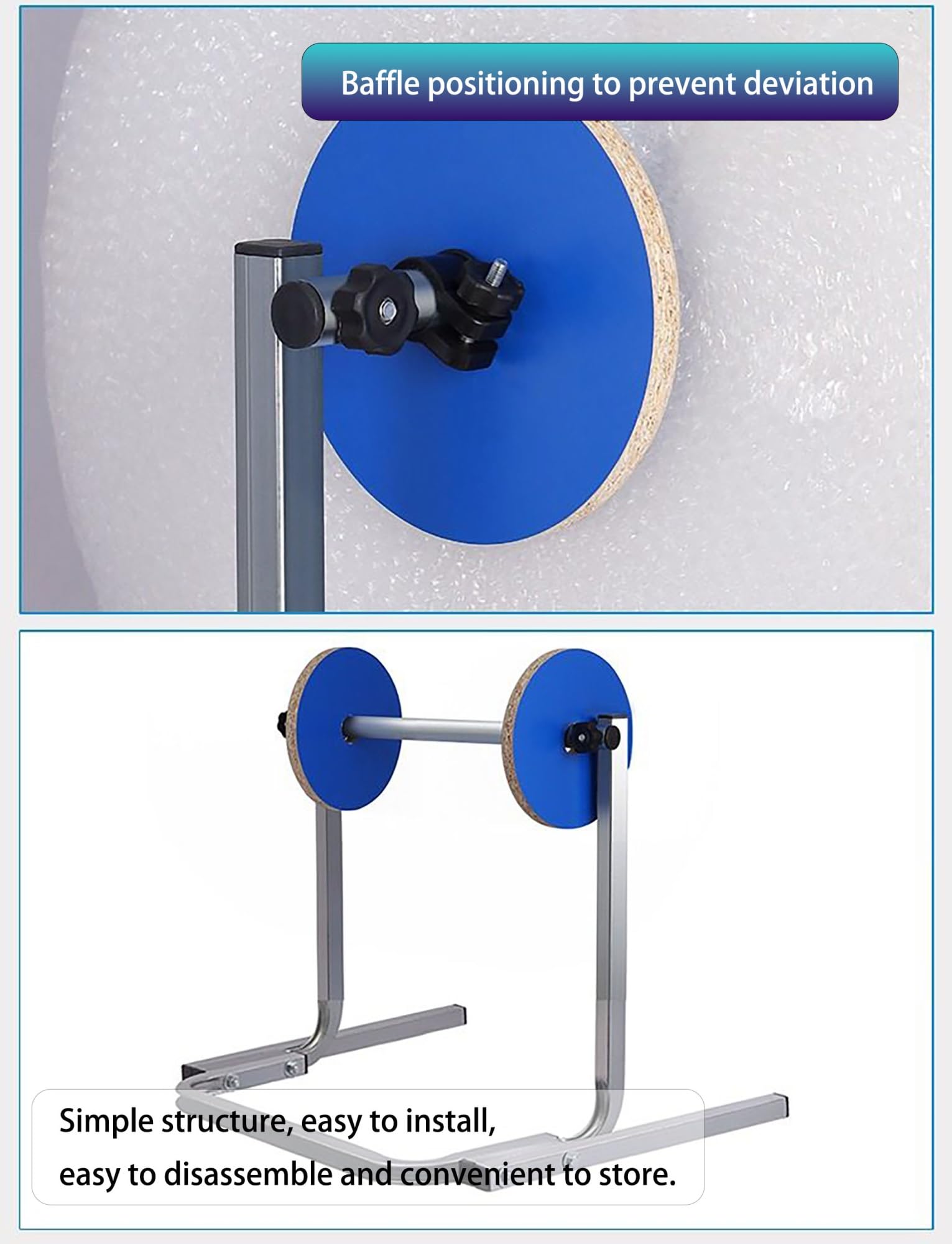 Robuster, verstärkter Luftpolsterfolienrollenhalter, kommerzieller Spender für Verpackung und Versand